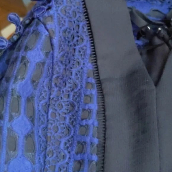 Lace Halter Midi Dress - Picture 9 of 12